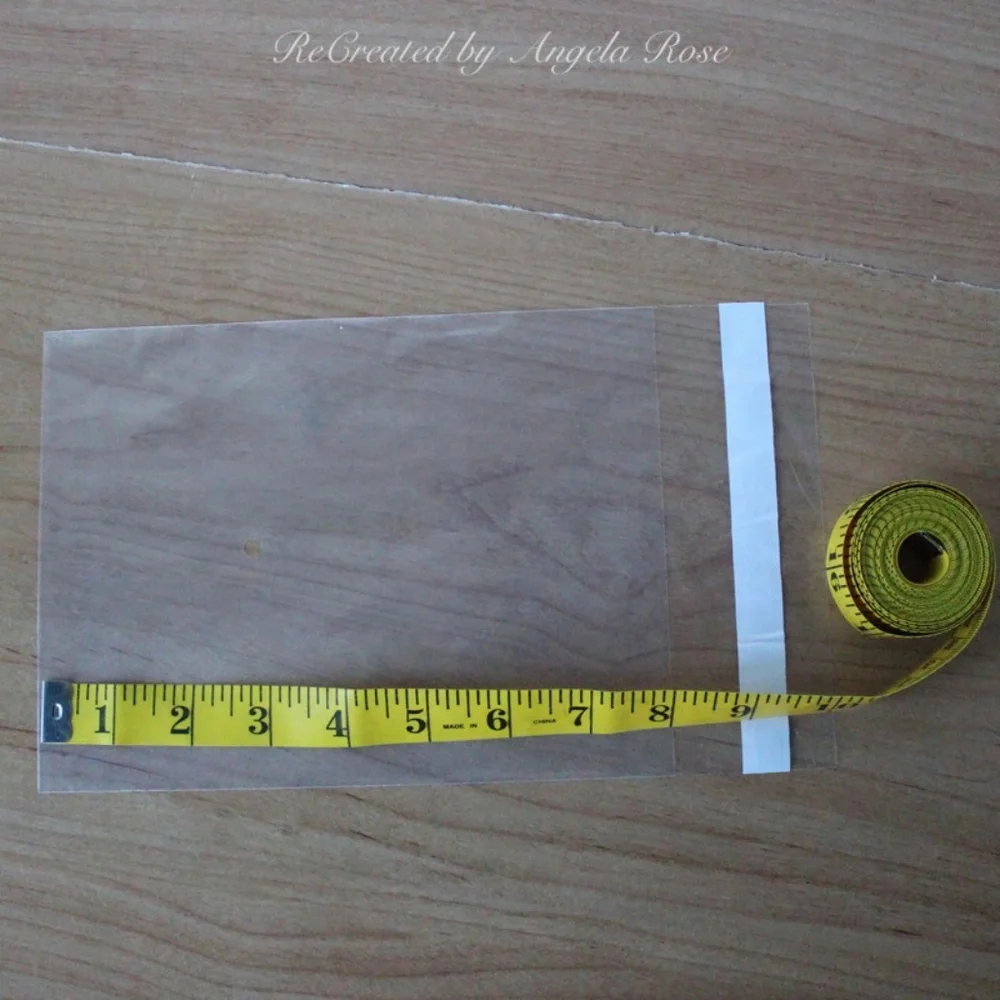 100 6 x 8 Poly Bags - Venthole Clear